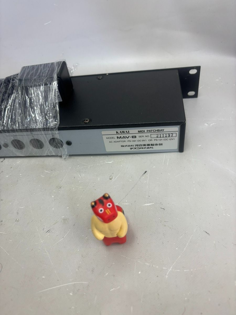 動作品】Kawai MAV-8 MIDIパッチベイ 8IN 8OUT ラックマウント