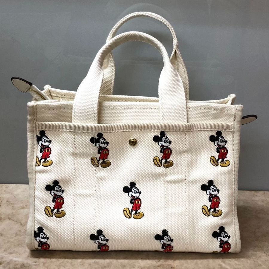 美品】COACH コーチ ディズニー カーゴトート 26 バッグ