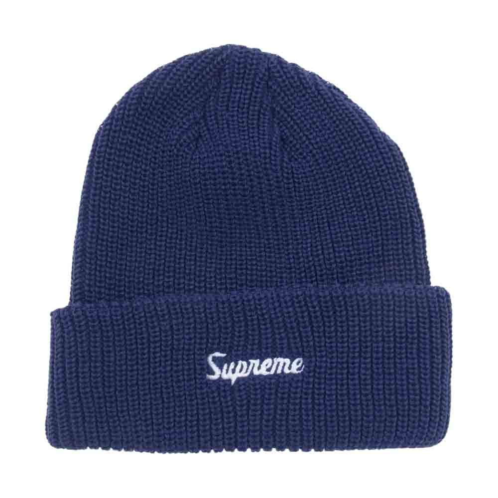 Supreme シュプリーム ニットキャップ 23AW Loose Gauge Beanie Dark Blue ルーズ ゲージ ビーニー ニットキャップ ネイビー系【中古】