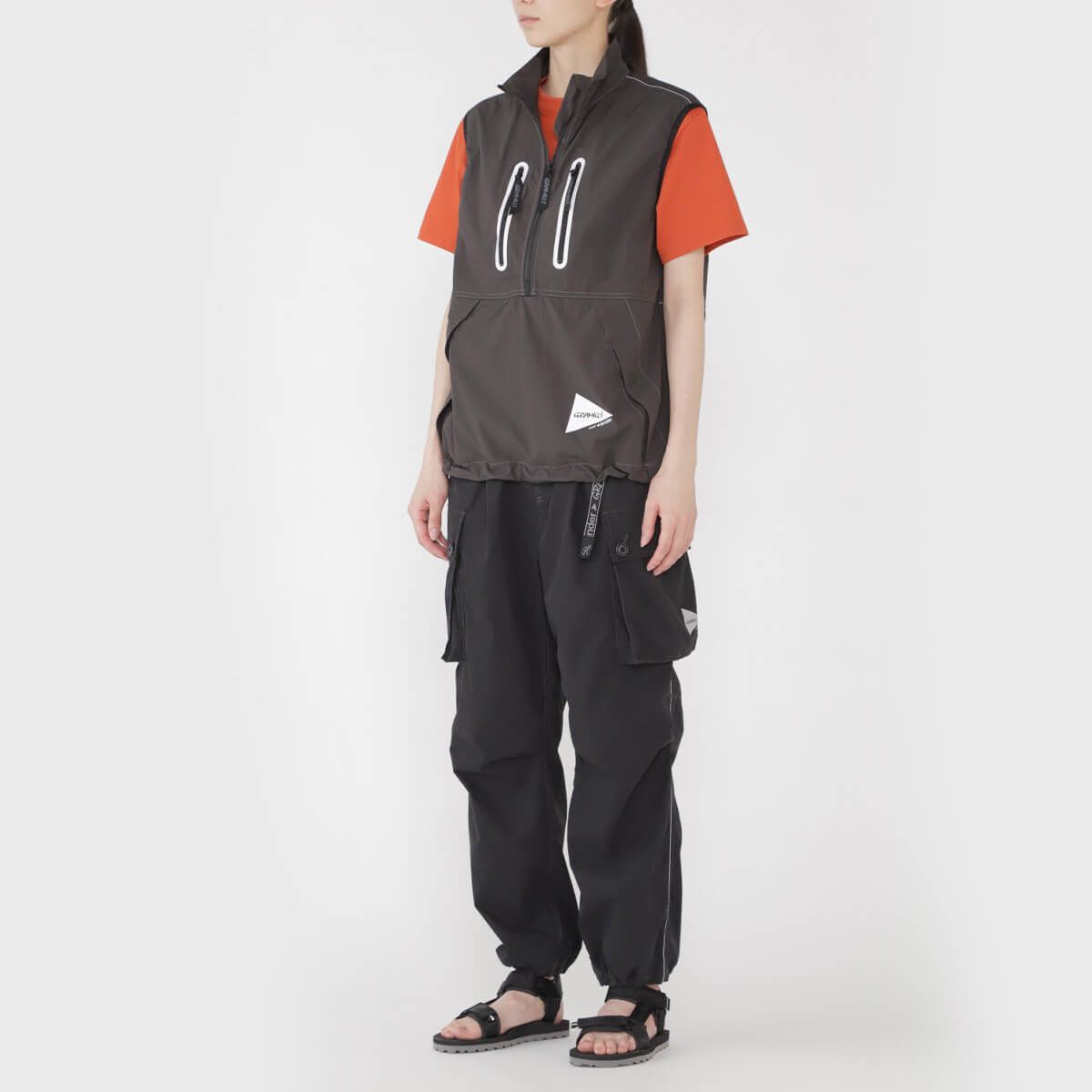 新品】GRAMICCI×and wander グラミチ×アンドワンダー ミリタリーワイド