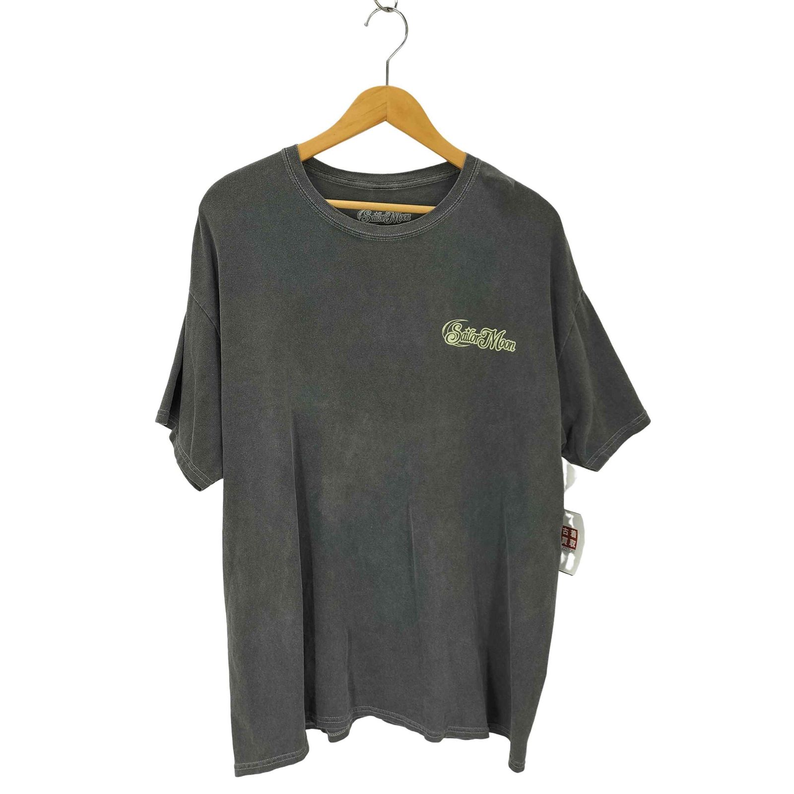 ユーズドフルギ USED古着 00S キャラクターバックプリント クルーネック 半袖アニメTシャツ メンズ JPN：L 