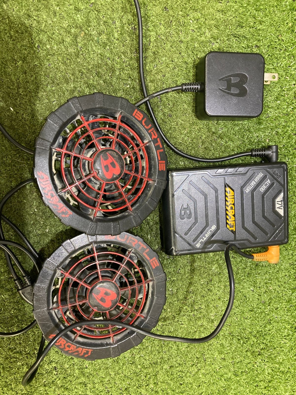 バートル AC300バッテリー、AC310ファンユニットセット Burtle AC310