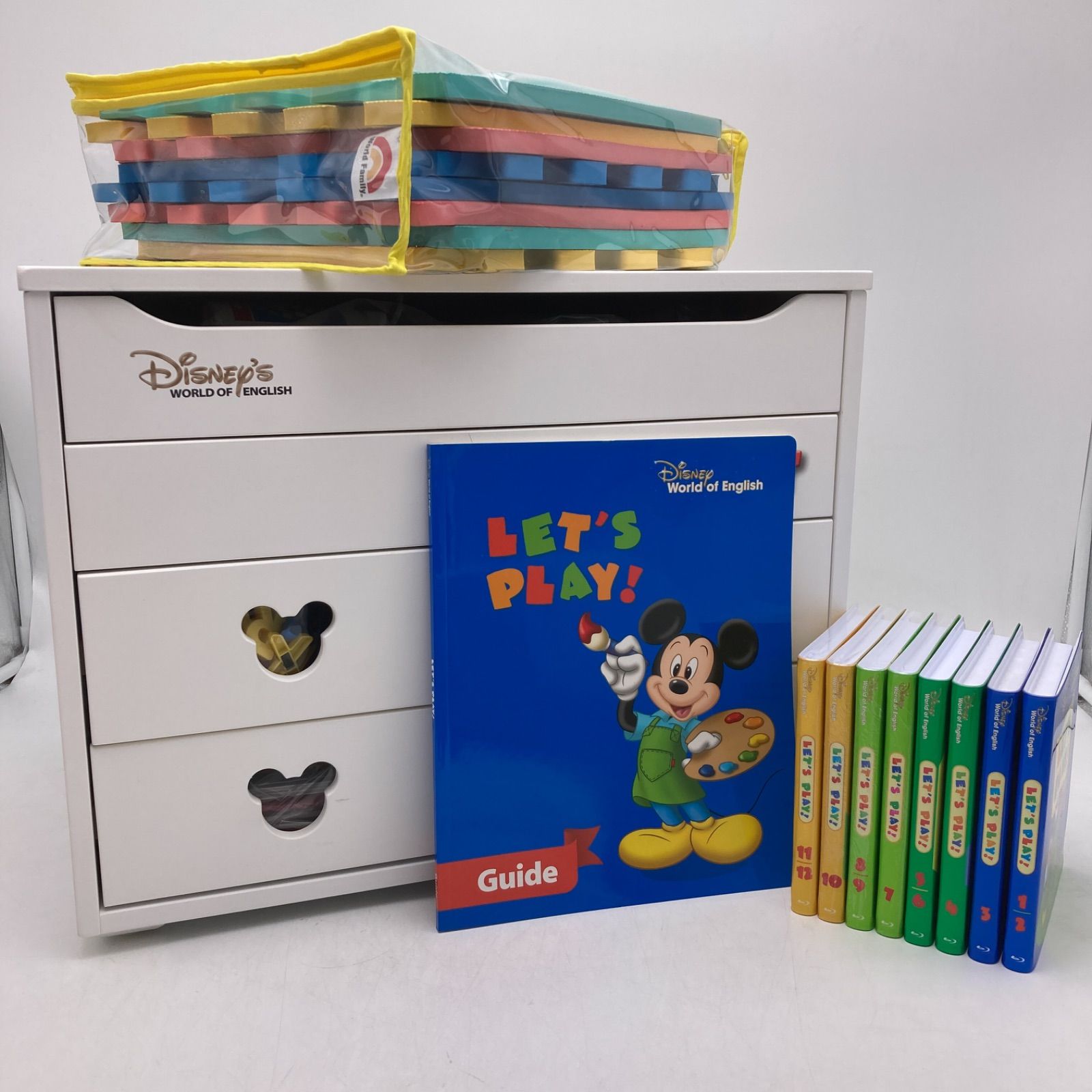 2019年購入 レッツプレイセット　ブルーレイ　字幕あり　ディズニー英語システム　DWE　Disney　ワールドファミリー　中古　 500812