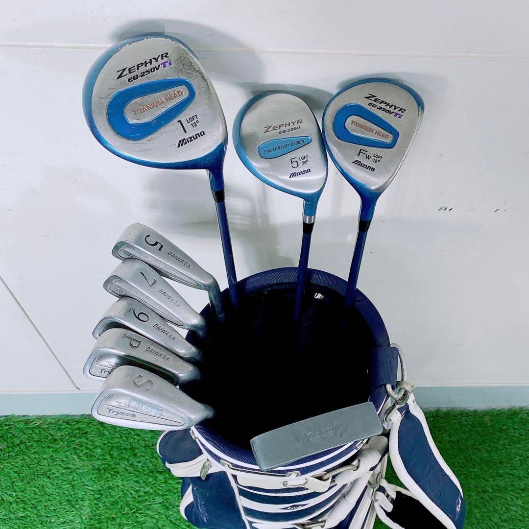 ゴルフクラブ　レディースセット　初心者　ミズノ　ゼファー　入門　N1534 ゴルフクラブ レディースセット 初心者 ミズノ ゼファー 入門