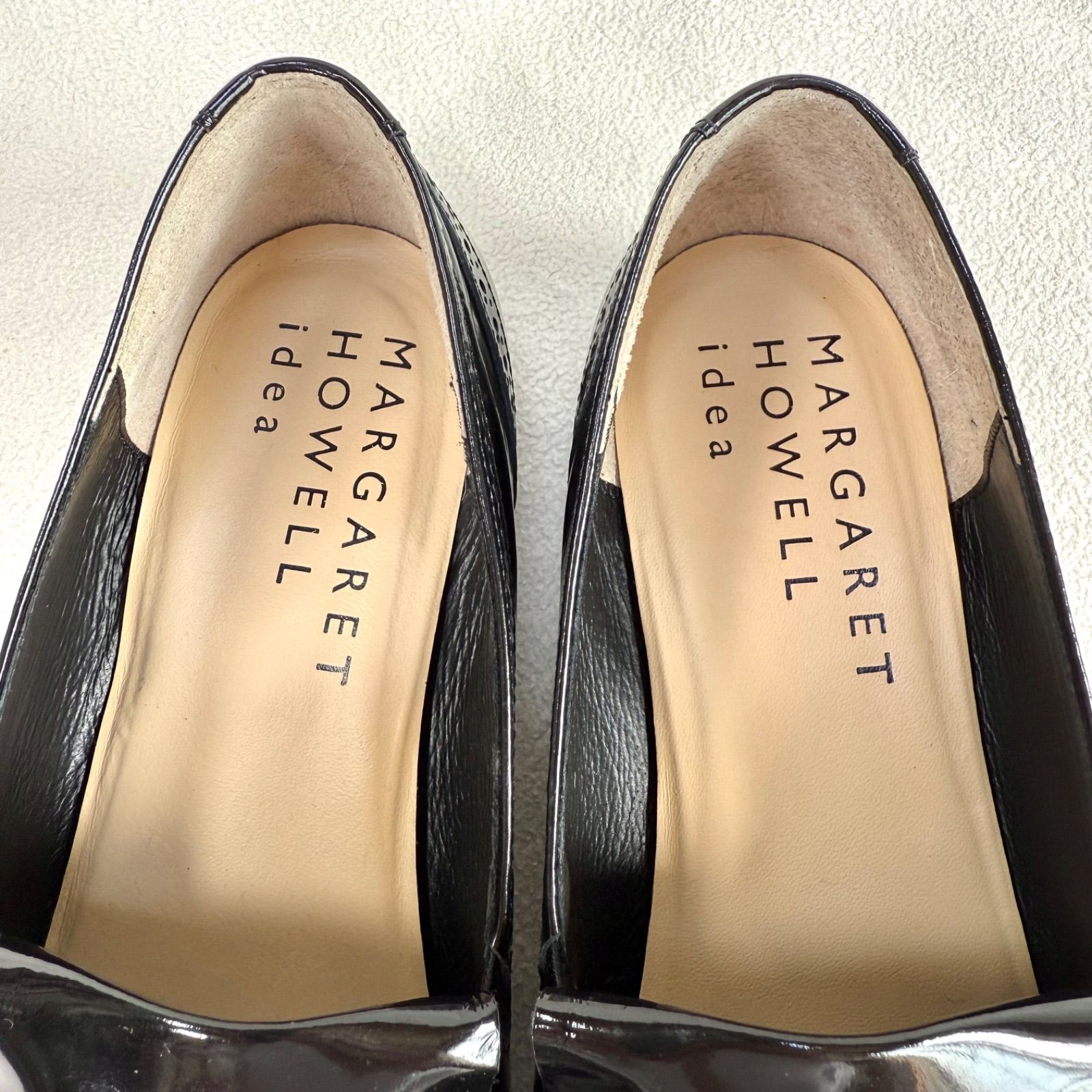 【極美品】マーガレットハウエル サイドゴア ウィングチップ ローファー レザー 極美品✨マーガレットハウエルアイデア ウィングチップ タッセル