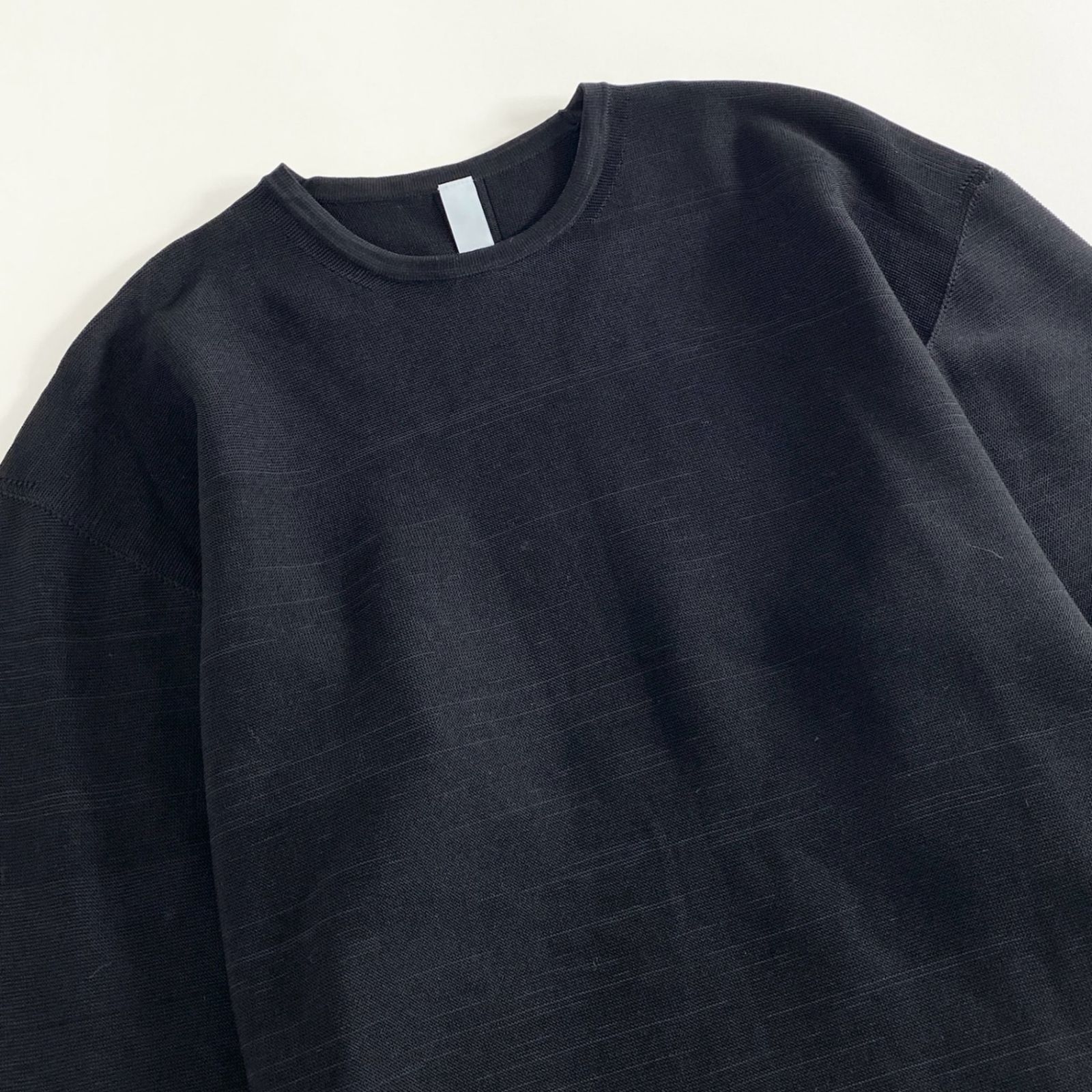46C13 CFCL シーエフシーエル ギャザークルーネックティー2 ワイド 