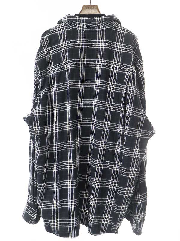BALENCIAGA 22SSレシート付 ドッキングチェックシャツ ※4/27迄 2025年最新】BALENCIAGA ネルシャツの人気アイテム - メルカリ
