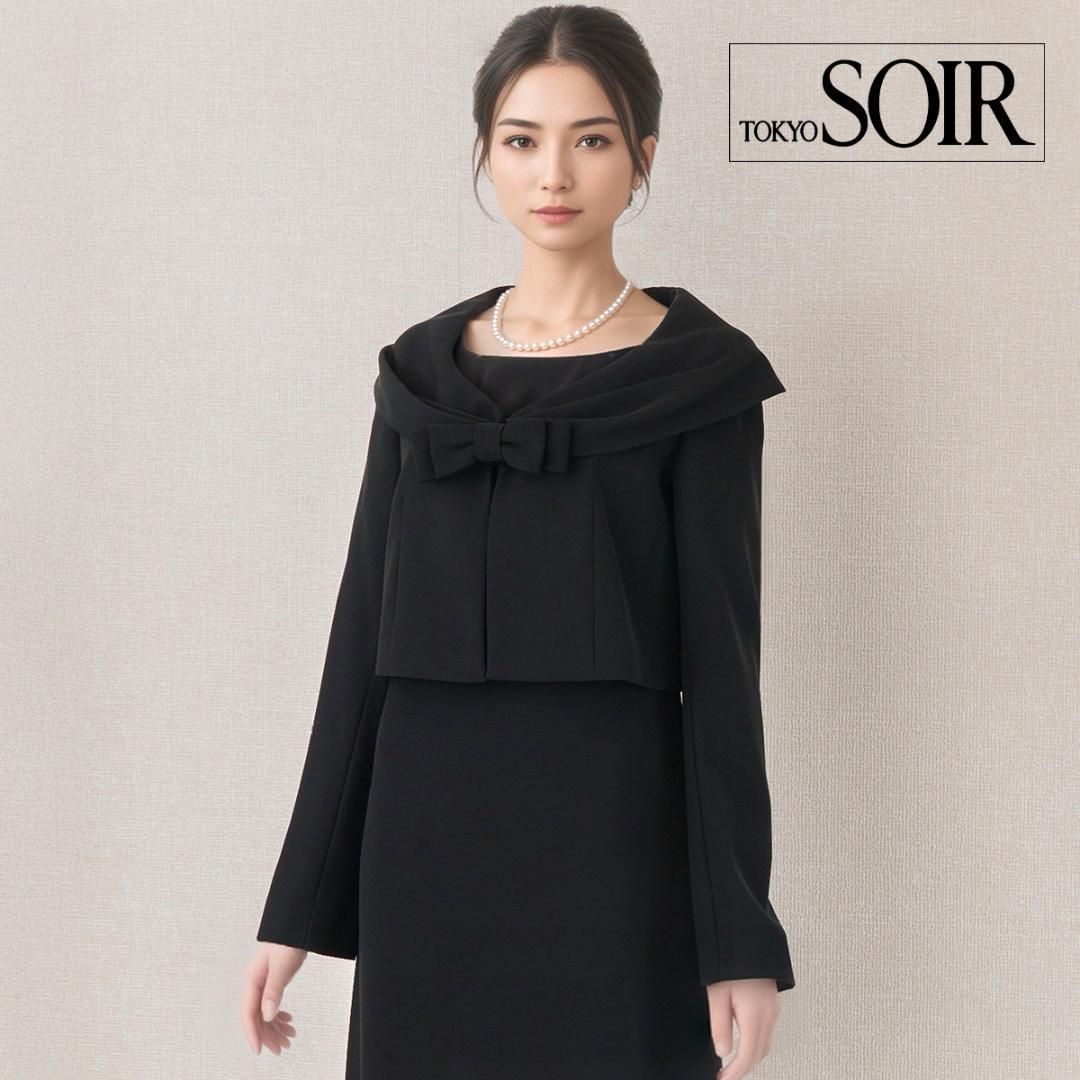 ◎当日発送 東京ソワール ジュンコシマダ 礼服 7号 リボン付