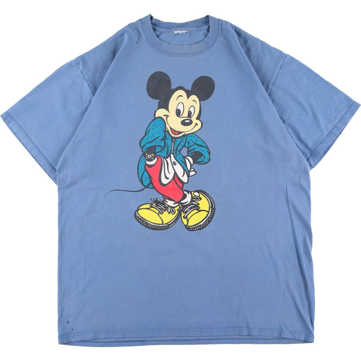 古着 MICKEY MOUSE ミッキーマウス キャラクタープリントTシャツ 