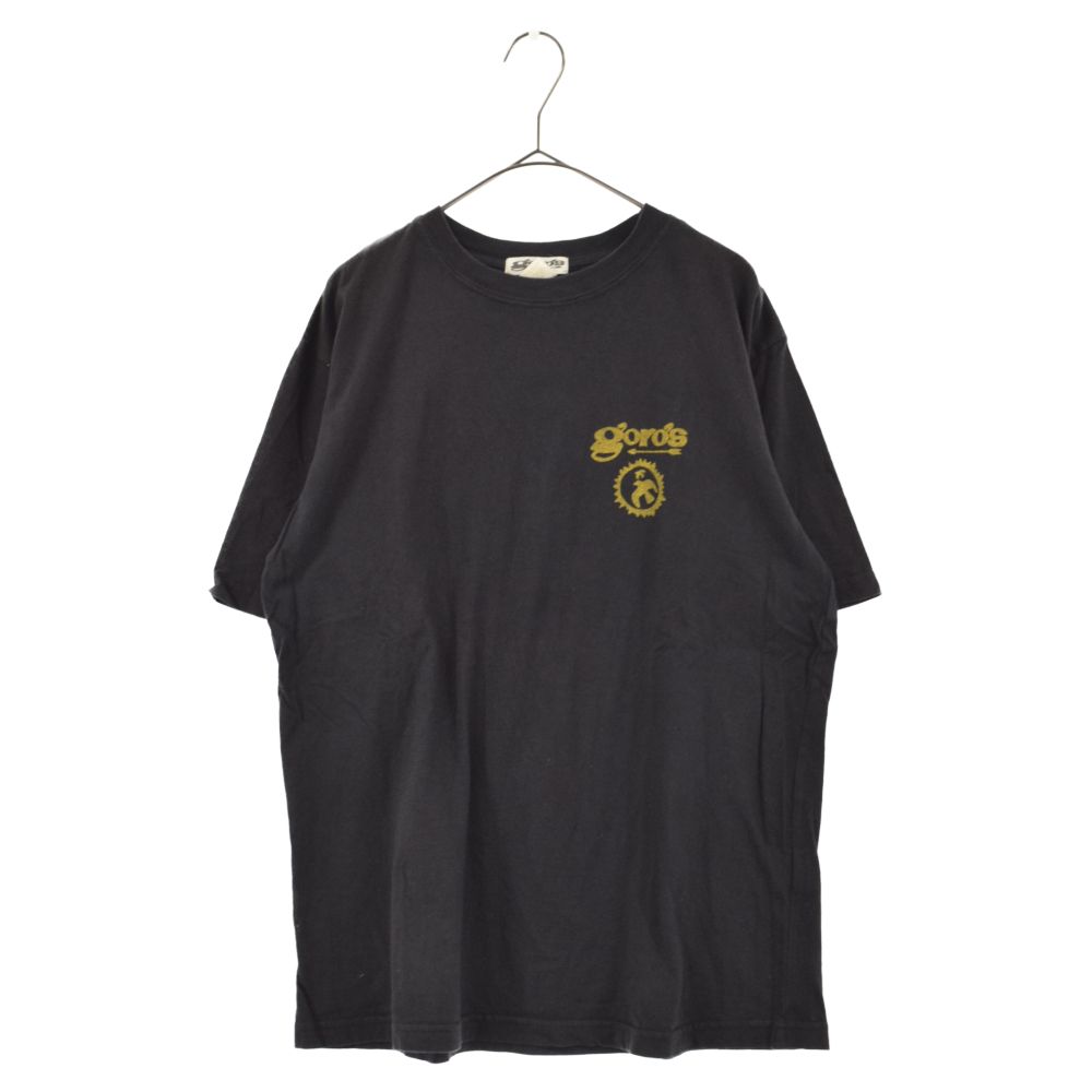goro's (ゴローズ) ゴローズTシャツ 黒 オーガニックコットンボディ