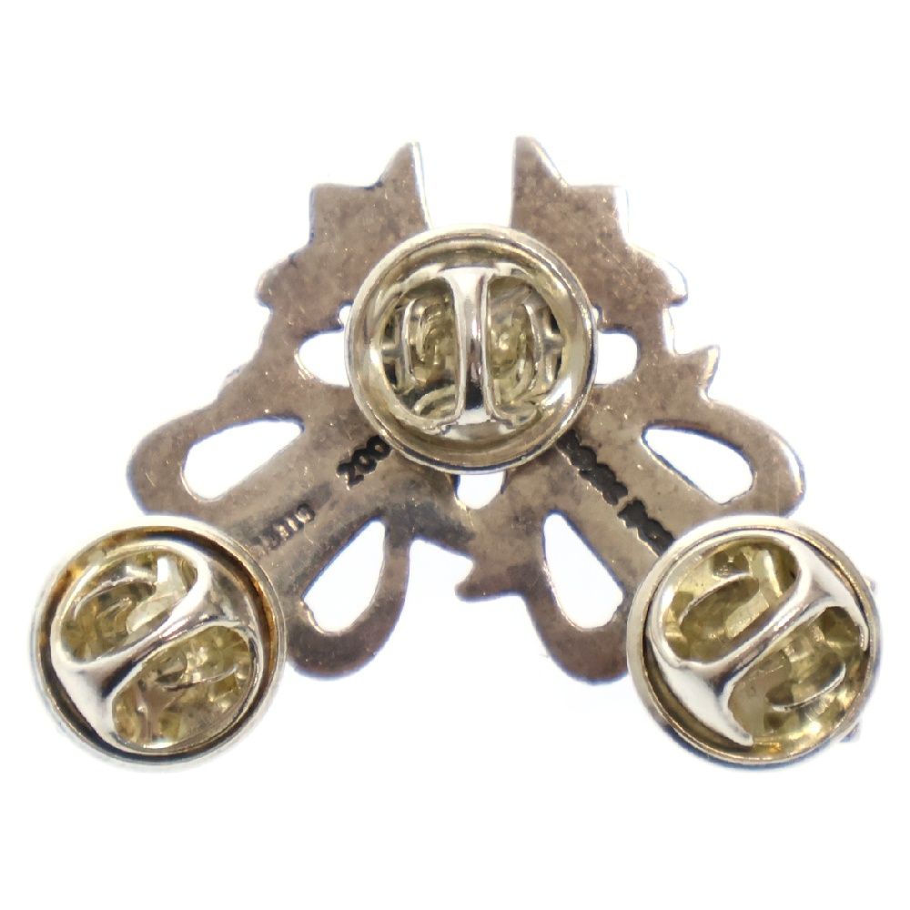 CHROME HEARTS クロムハーツ PIN FLRLCRNR LG スティックピン フローラルクロスコーナー ラージ ピンバッジ シルバー CHROME HEARTS (クロムハーツ) PIN FLRLCRNR LG スティックピン