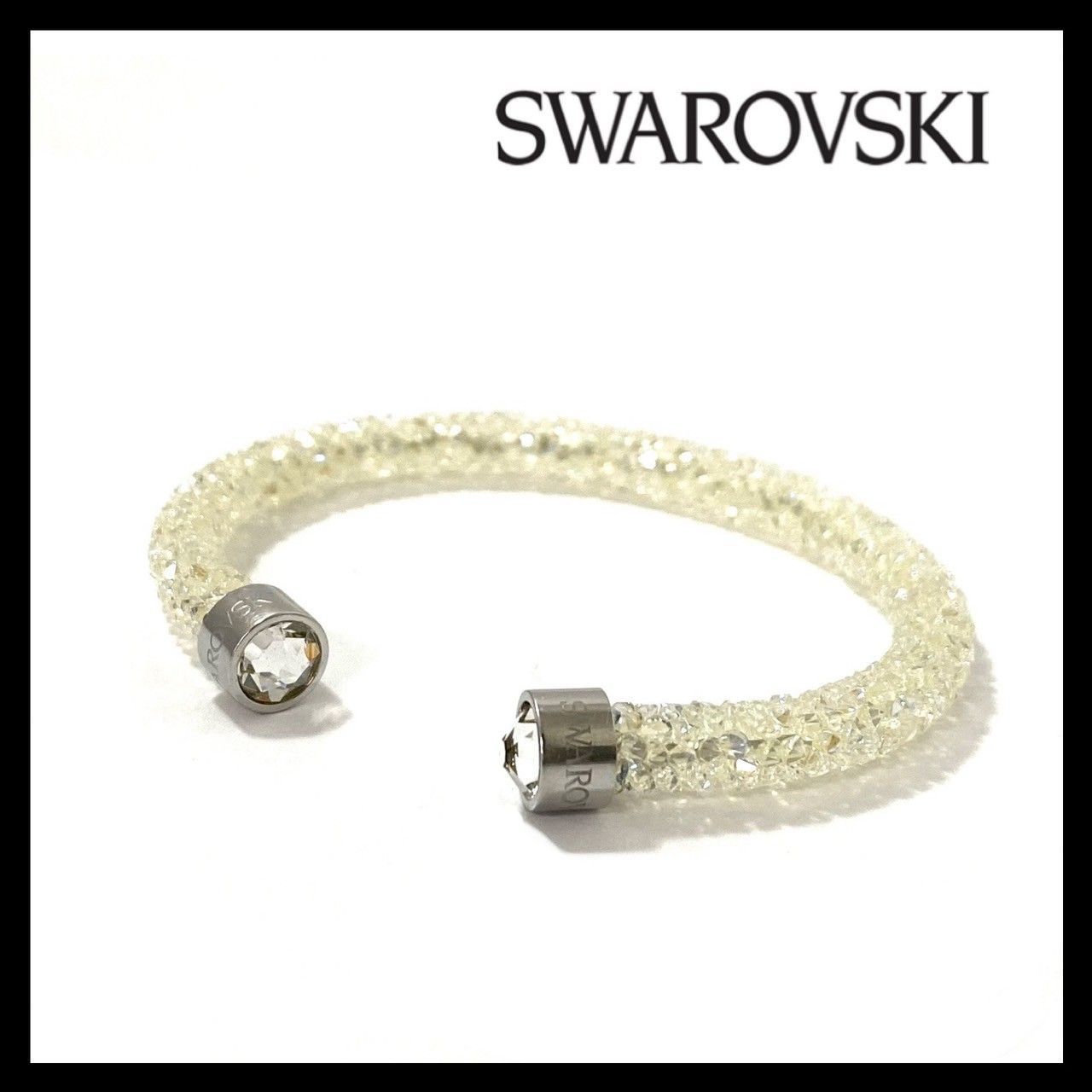 MU【SWAROVSKI】クリスタルダスト バングル ラインストーン