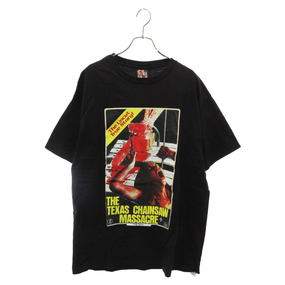 WACKO MARIA (ワコマリア) 23SS THE TEXAS CHAINSAW MASSACRE CREW NECK T-SHIRT ザ テキサス チェンソー マサカー クルーネック半袖Tシャツ ブラック