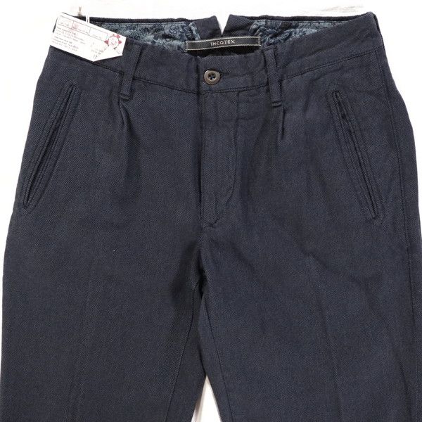 Incotex インコテックス ウールパンツ 新品未使用タグ付き FINAL SALE】【size44】INCOTEX【インコテックス】ワンプリーツ
