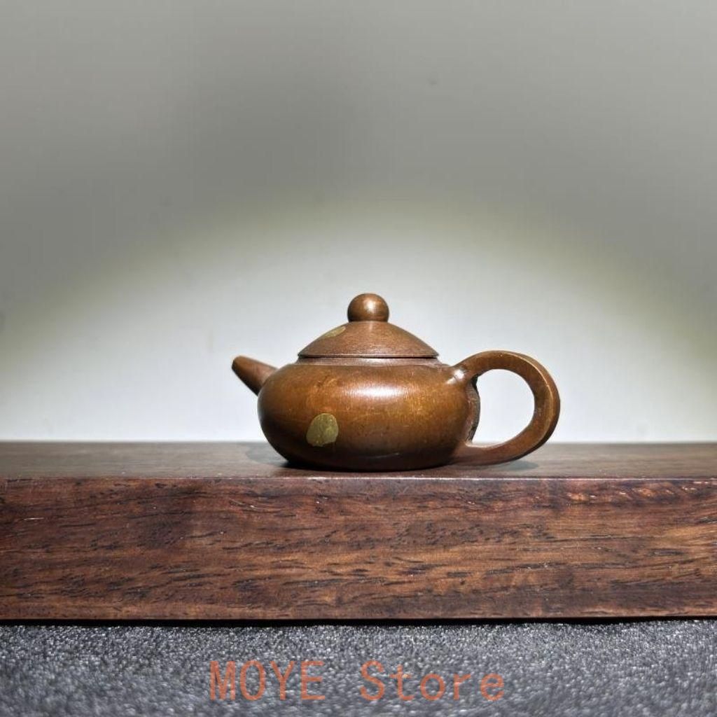 銅製 水滴壺 注水筒 墨壺 書道具 文房具 工芸品 美術品 置物 2025