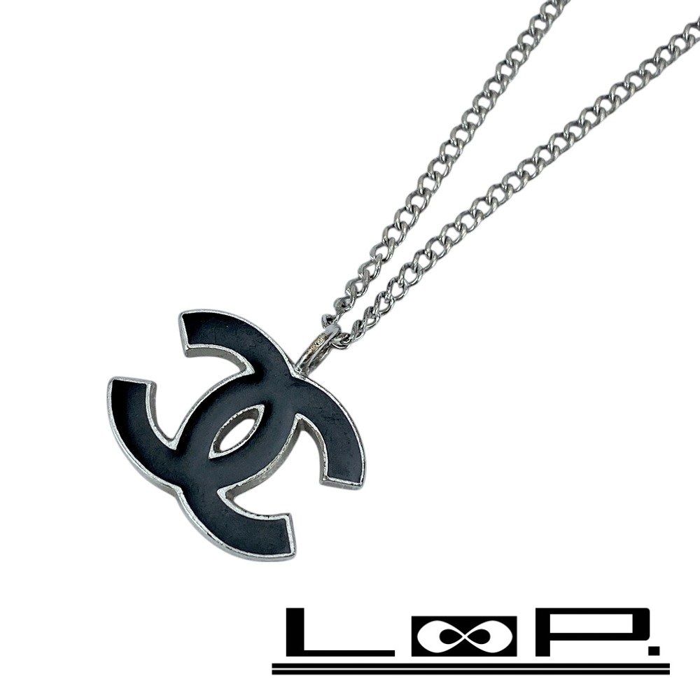 □中古□ シャネル ココ ネックレス アクセサリー シルバー