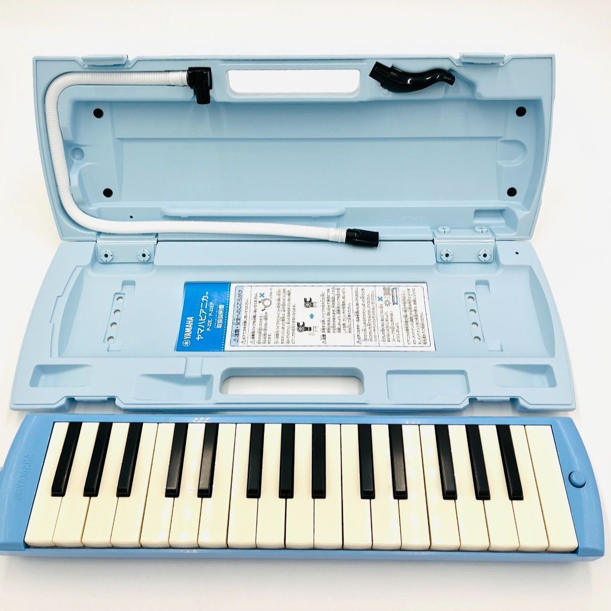 ヤマハ YAMAHA PIANICA ピアニカ 演奏用パイプ PTP-32E P-32E、P-32EP専用 差し込み口にはパイプを留めておけるパイプクリップを装備  ホワイト - 鍵盤楽器、ピアノ