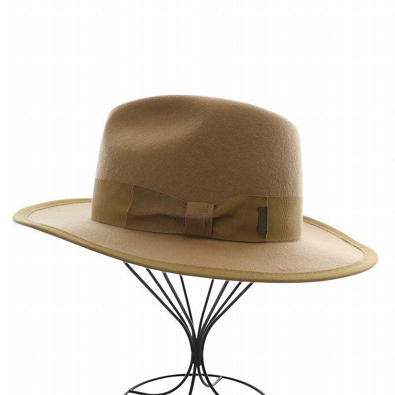 Mr FATMAN ブラウンウールハット リボン付き お買い得品 楽天市場