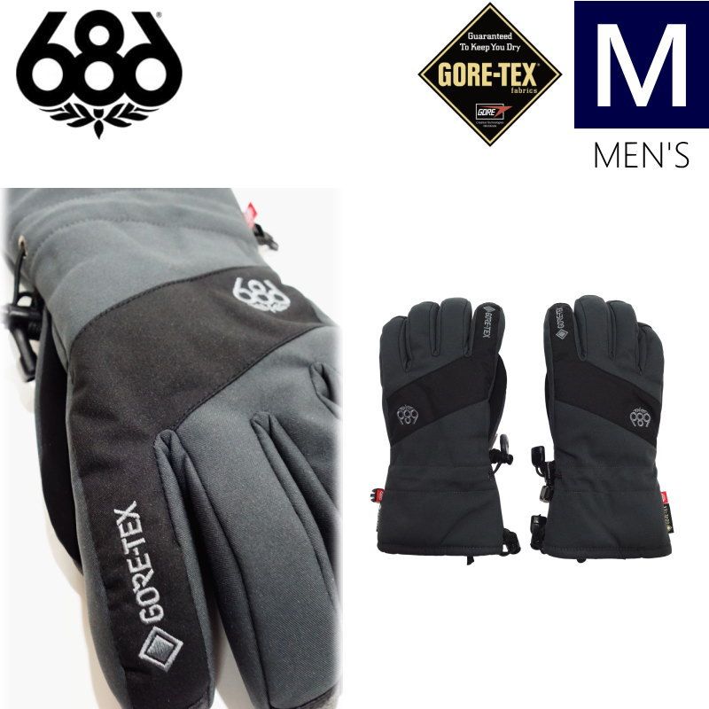 【お試し価格！】 686 即納】○23-24 GORE-TEX S カラー:CHARCOAL GLOVE LINEAR その他