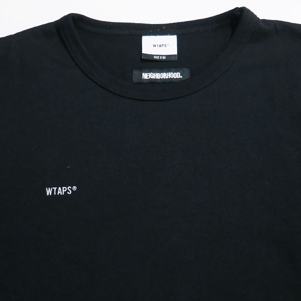 WTAPS ダブルタップス x NEIGHBORHOOD ネイバーフッド 19AW RIPPER SS/TEE.WTAPS×NEIGHBORHOOD  192ATNHD-CSM01S リッパー ショートスリーブ Tシャツ ブラック カットソー 半袖 - メルカリ