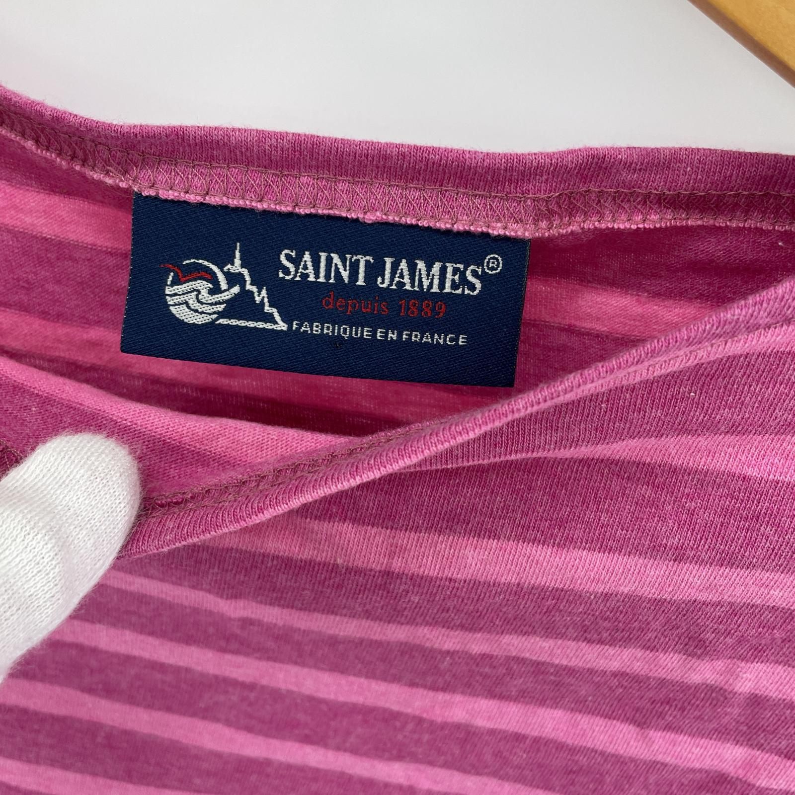 SAINT JAMES セントジェームス 五分袖 ボーダーカットソー