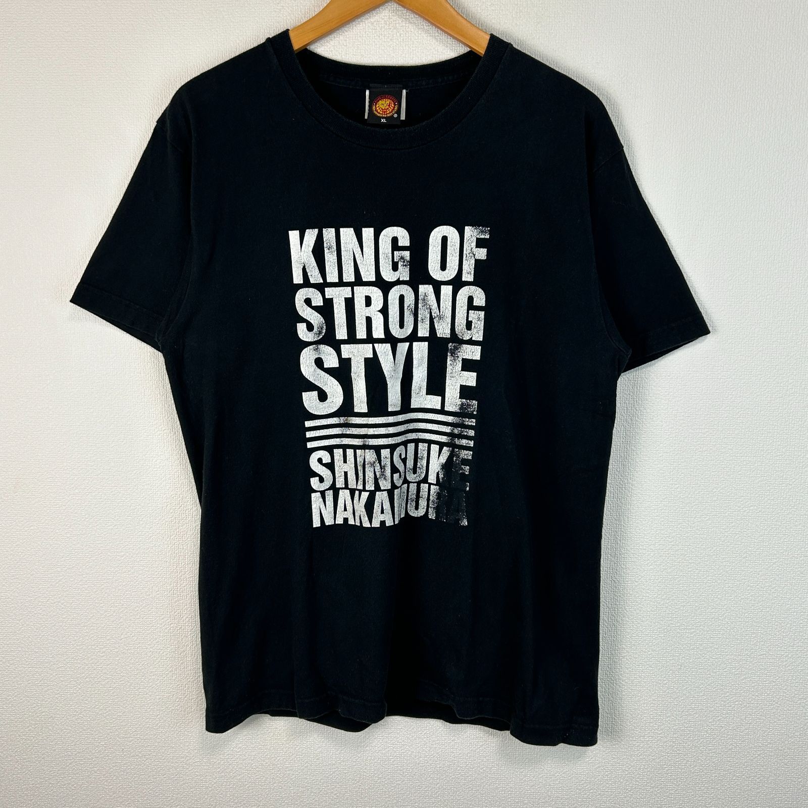 新日本プロレス Tシャツ 半袖 中邑真輔 KING OF STRONG STYLE