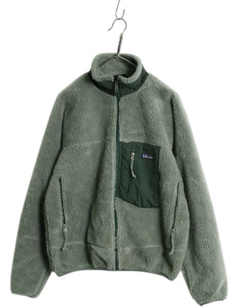 【お得なクーポン配布中!】 00s USA製  パタゴニア レトロX フリース ジャケット メンズ M / 01年製 オールド PATAGONIA カタログ 未搭載 カラー パイル フルジップ
