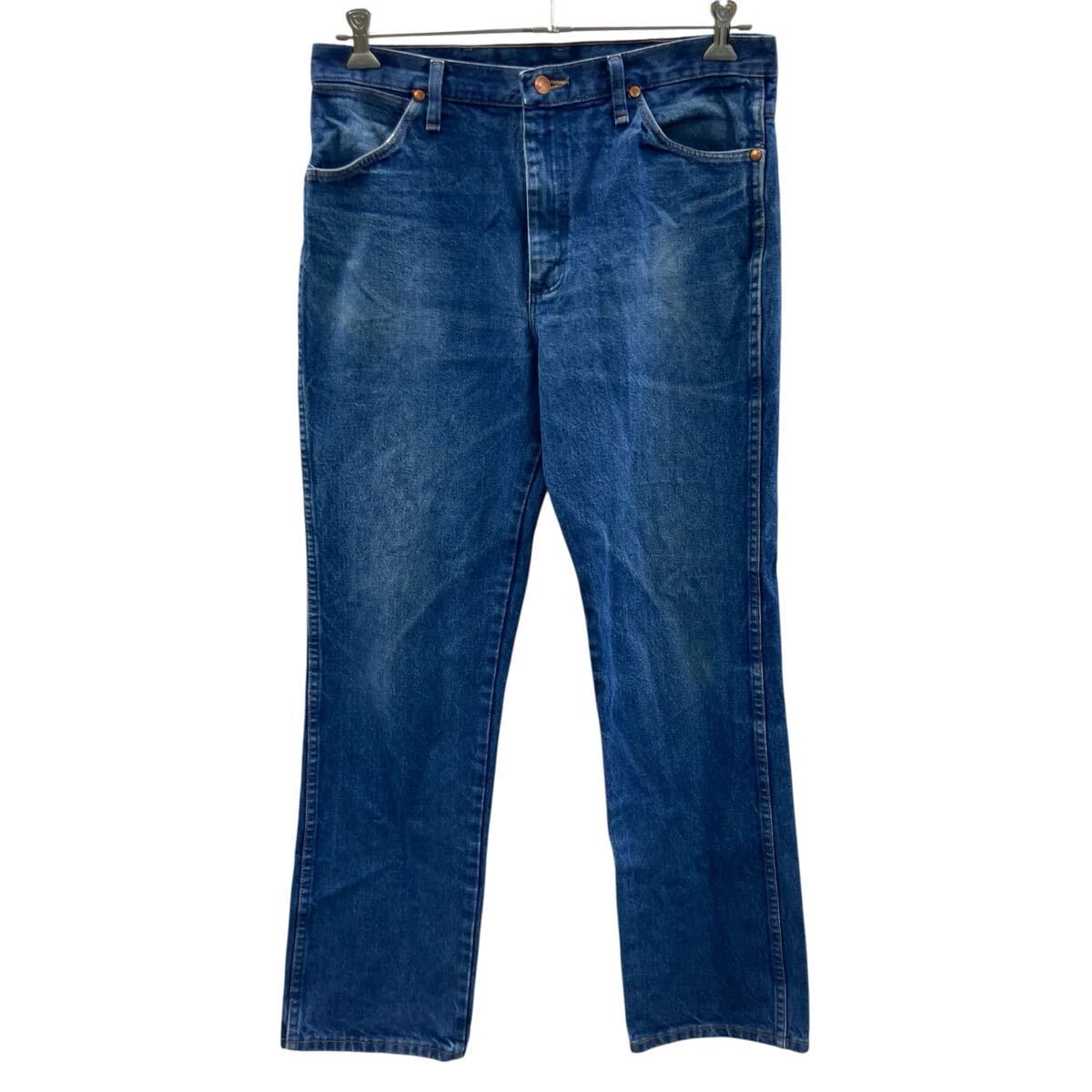 デニムパンツ W34 Wrangler ラングラー インディゴブルー メキシコ製 