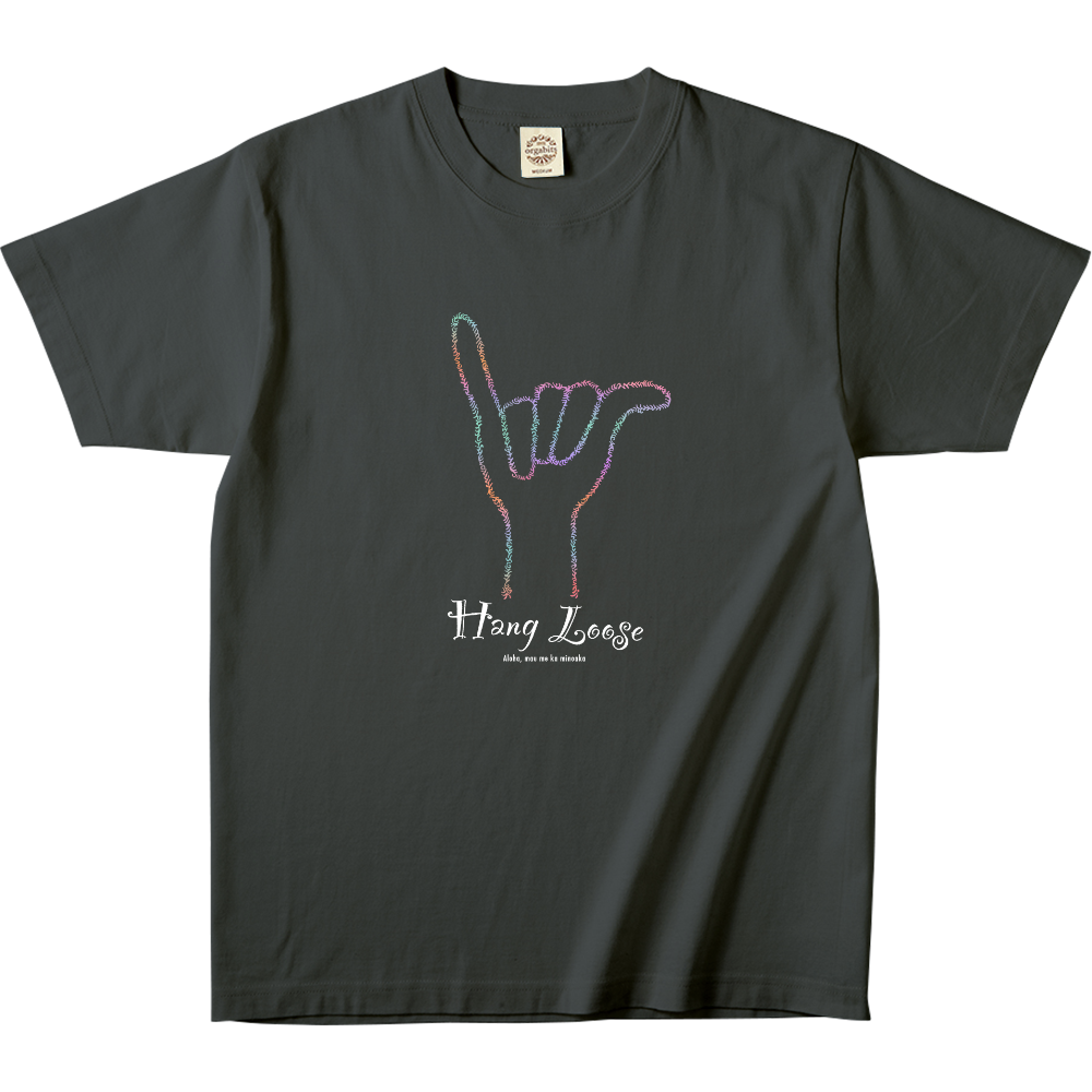 グラフィックTシャツ　Hang Loose Color