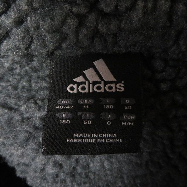 古着 メンズO adidas/アディダス 裏ボア ベンチコート スポーツ 防寒 