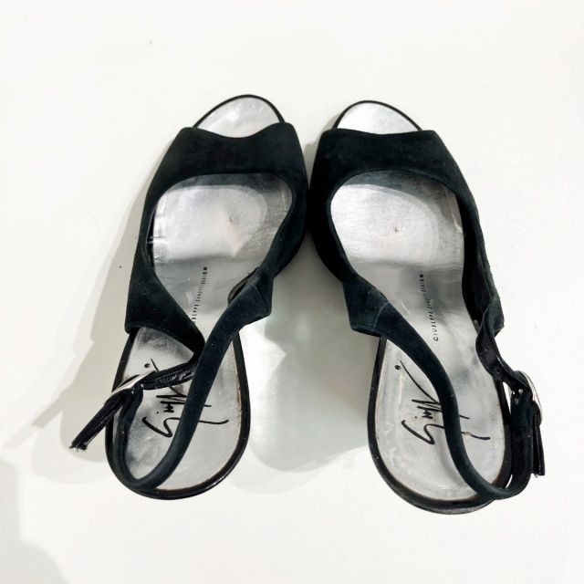 新品　未使用　ジュゼッペザノッティ　レザー　サンダル　38 黒　保存袋付き Giuseppe Zanotti Ignazio レザーサンダル 通販 - FARFETCH