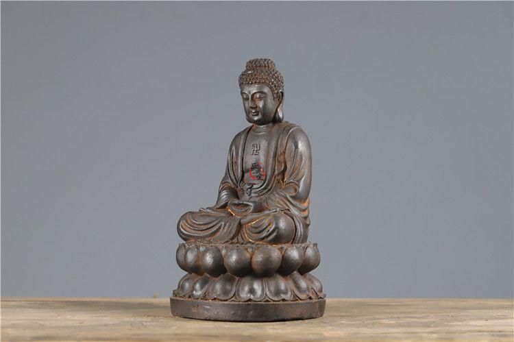 鉄像 鉄仏 釈迦千衣仏 堂に奉安します 鎮宅 辟邪 開運 風水 招財 置物 鉄器 鉄仏 大日如来仏像 鎮宅辟邪 開運風水 招財 置物 工芸品
