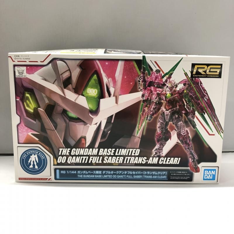 【中古】ｶﾞﾝﾀﾞﾑ）バンダイ RG GNT-0000 FS ダブルオークアンタフルセイバー トランザムクリア 機動戦士ガンダム00V[15]