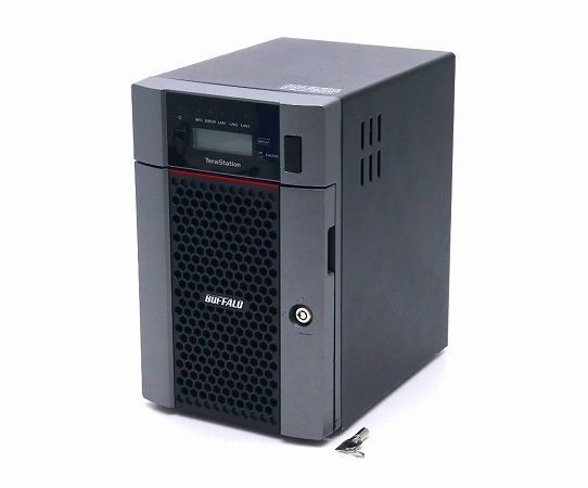 BUFFALO TeraStation TS5610DN RAID6/5/10/1/0対応 10GbE1ポート搭載 4TBx2台(Enterprise用3.5インチ/RAID1) NAS 中古