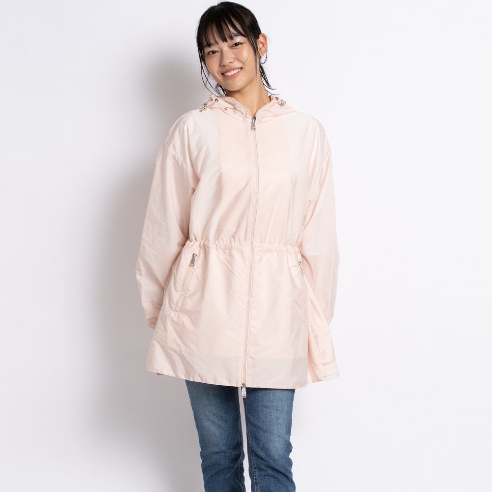 モンクレール MONCLER ナイロンジャケット ジップアップ ライトピンク 
