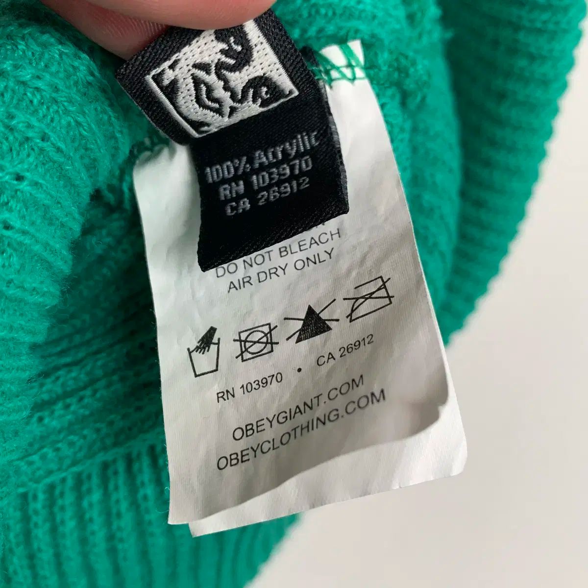 OBEY OBEY（オベイ) ショートビーニー