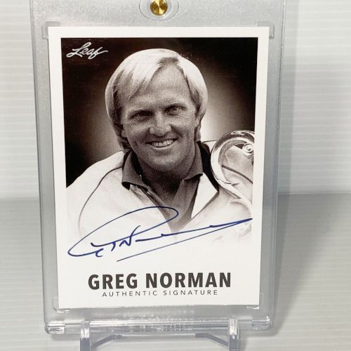 2013 Leaf Signatures グレッグ・ ノーマン Greg Norman☆直筆サイン - メルカリ