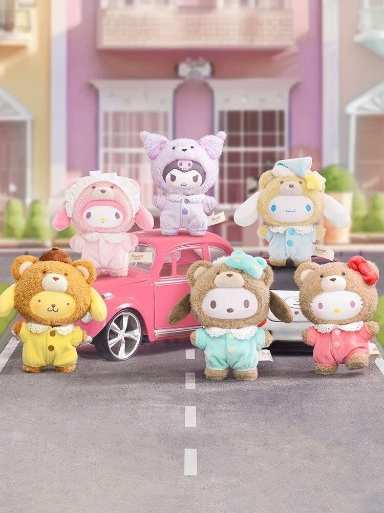 海外限定 サンリオ ラテベイビー ぬいぐるみ ランダムボックス 6種被り