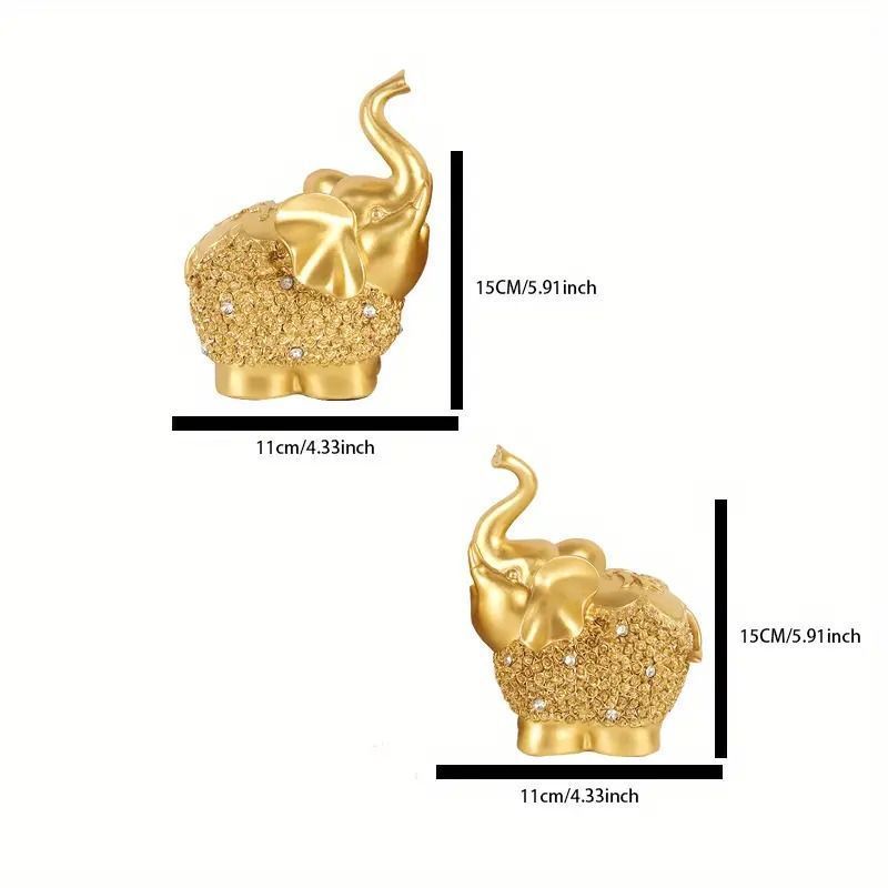 象　置物　2体 Amazon.co.jp: 玄関飾り 象の置物 2体セット 置き物 ゾウの置物 風水象