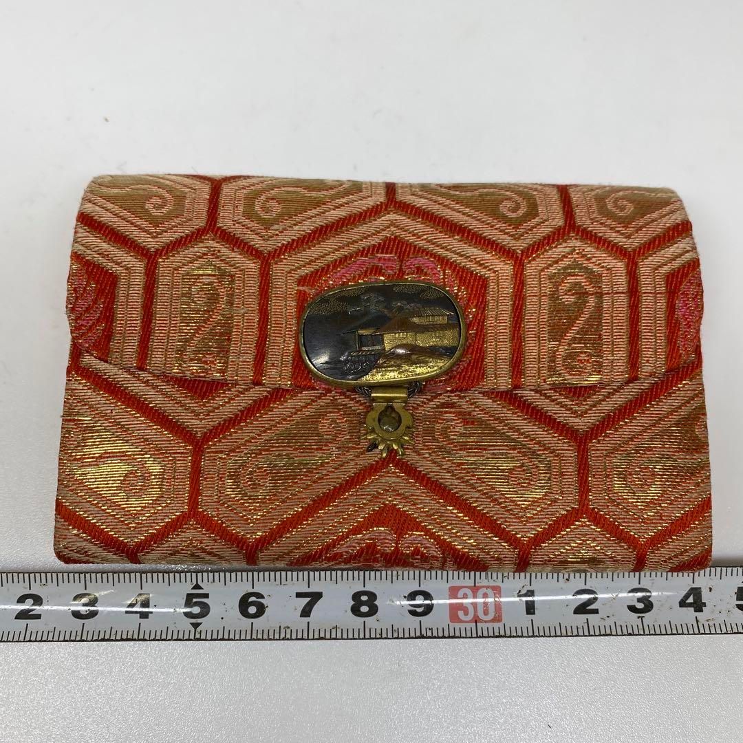 時代 金象嵌 金具付 財布 タトチ 東さ6-1115