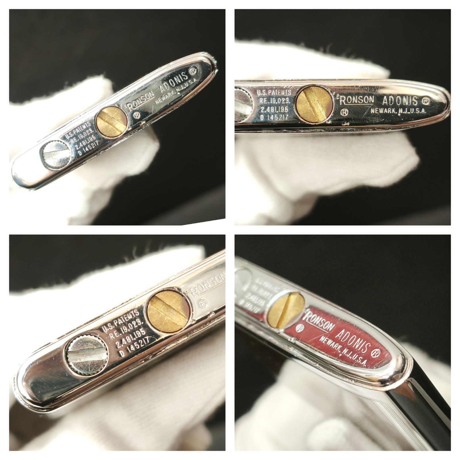 40s キックスタート 銀無垢ボディ ヴィンテージオイルライター