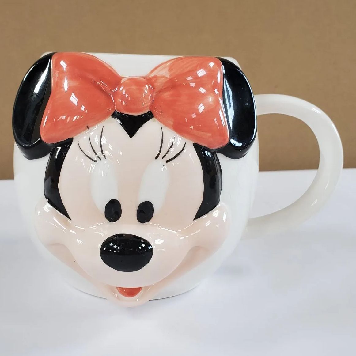 フェイスマグ ミニー レア 2個セット】レア ミニー フェイス お顔 マグカップ ドナルドダック