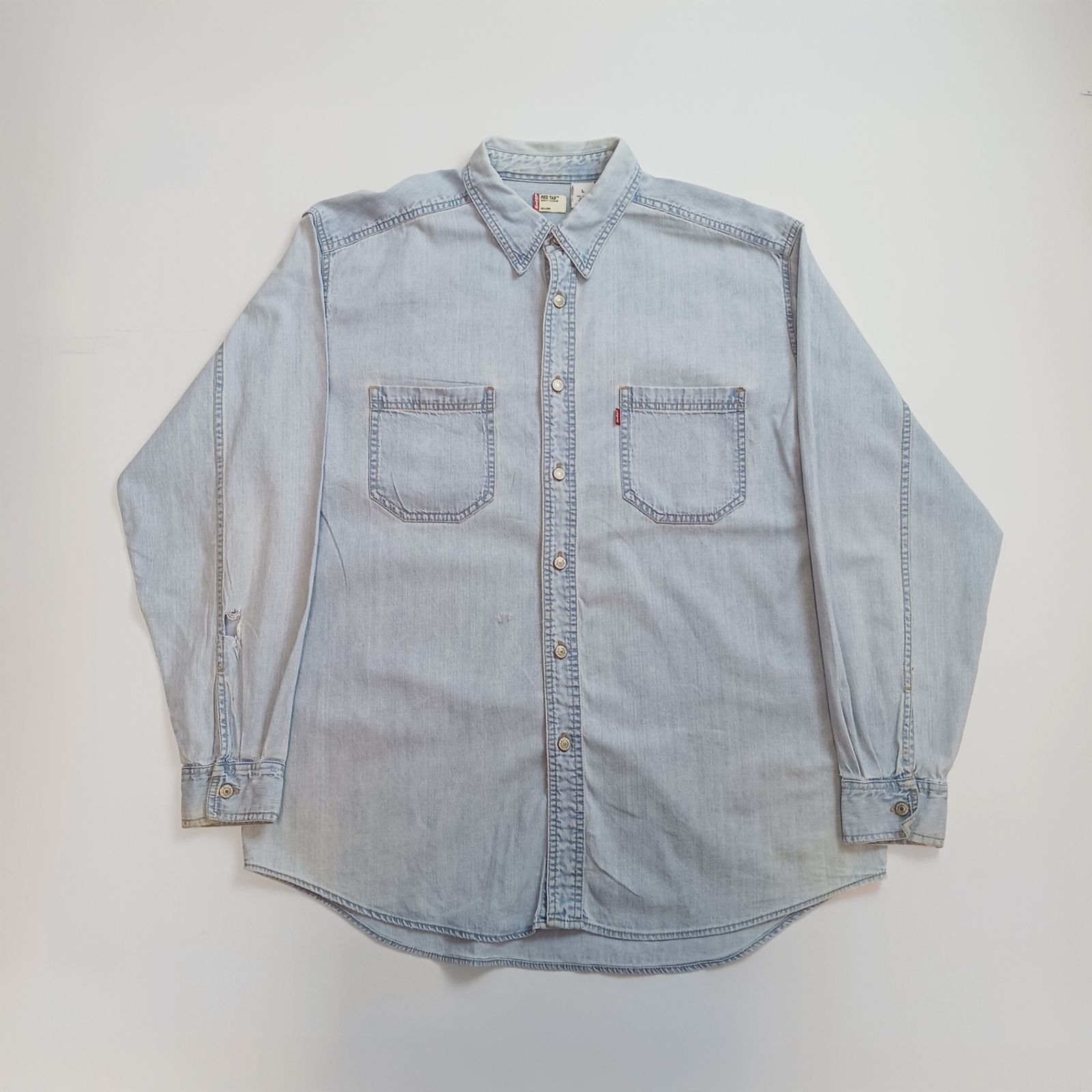 Levi's リーバイス レッドタブ デニムシャツ 長袖 メタルボタン