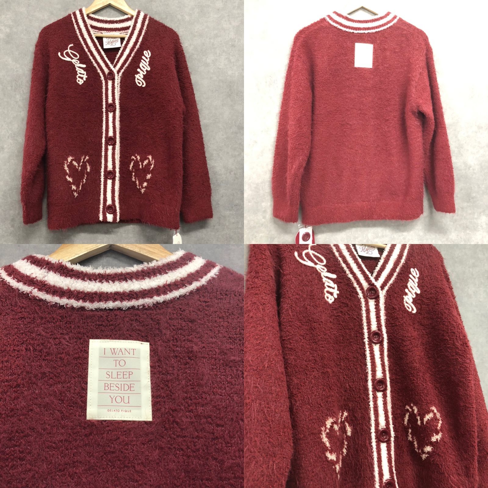 値下中【未着用 セットアップ】ジェラピケルームウェア gelato pique 人をダメにするルームウェア♡】ジェラピケ自慢のふわとろニット