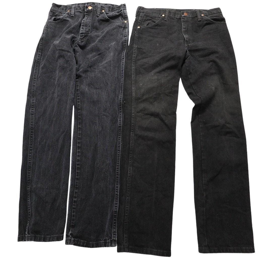 古着卸 まとめ売り Wrangler ラングラー ブラックデニム パンツ