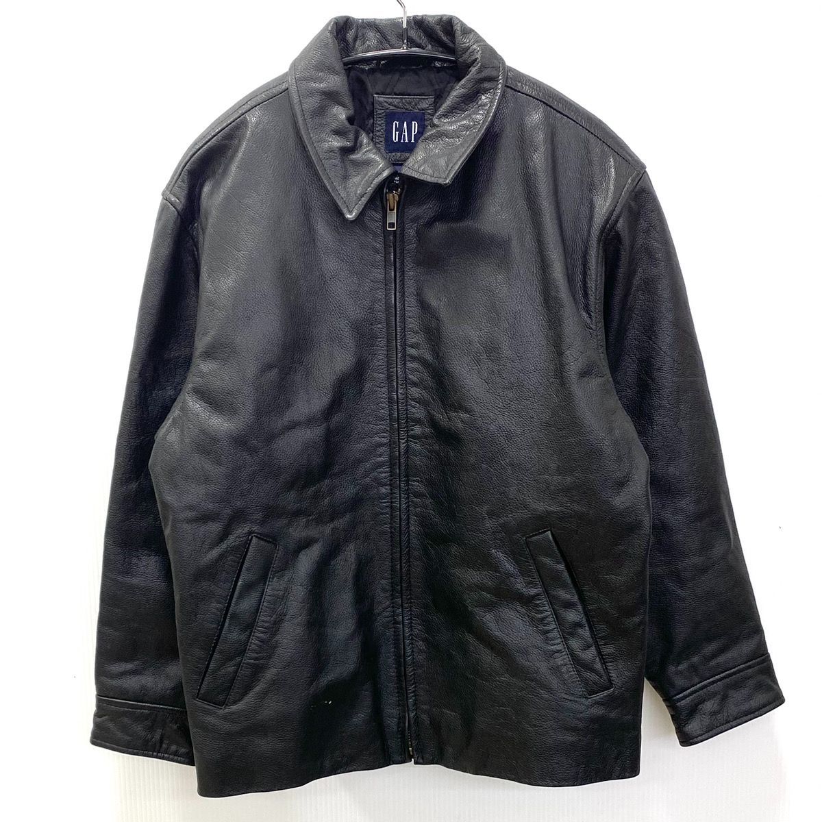 OLD GAP レザージャケット 牛革 Lサイズ レザージャケット OLD GAPオールドギャップ 90s 本革100% 牛革
