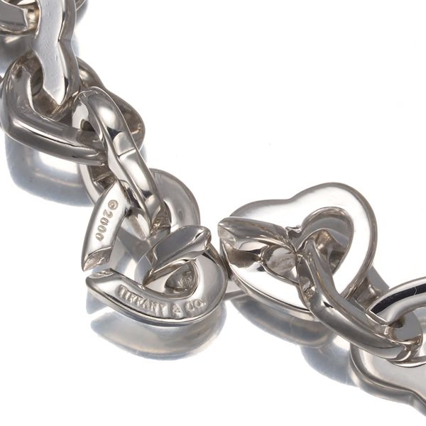 ティファニー ブレスレット ハートリンク 18KYG シルバー925 Tiffany