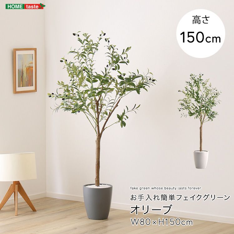 お手入れ簡単フェイクグリーン オリーブ 人工観葉植物 観葉植物 鉢付 Mサイズ 北欧 2801