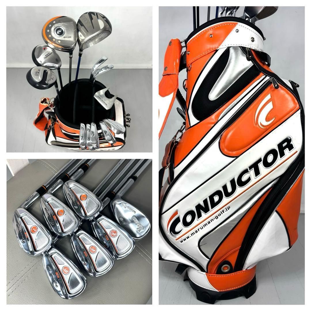 本格派 メンズゴルフクラブ 12本 フルセット マルマン コンダクター ゴルフ