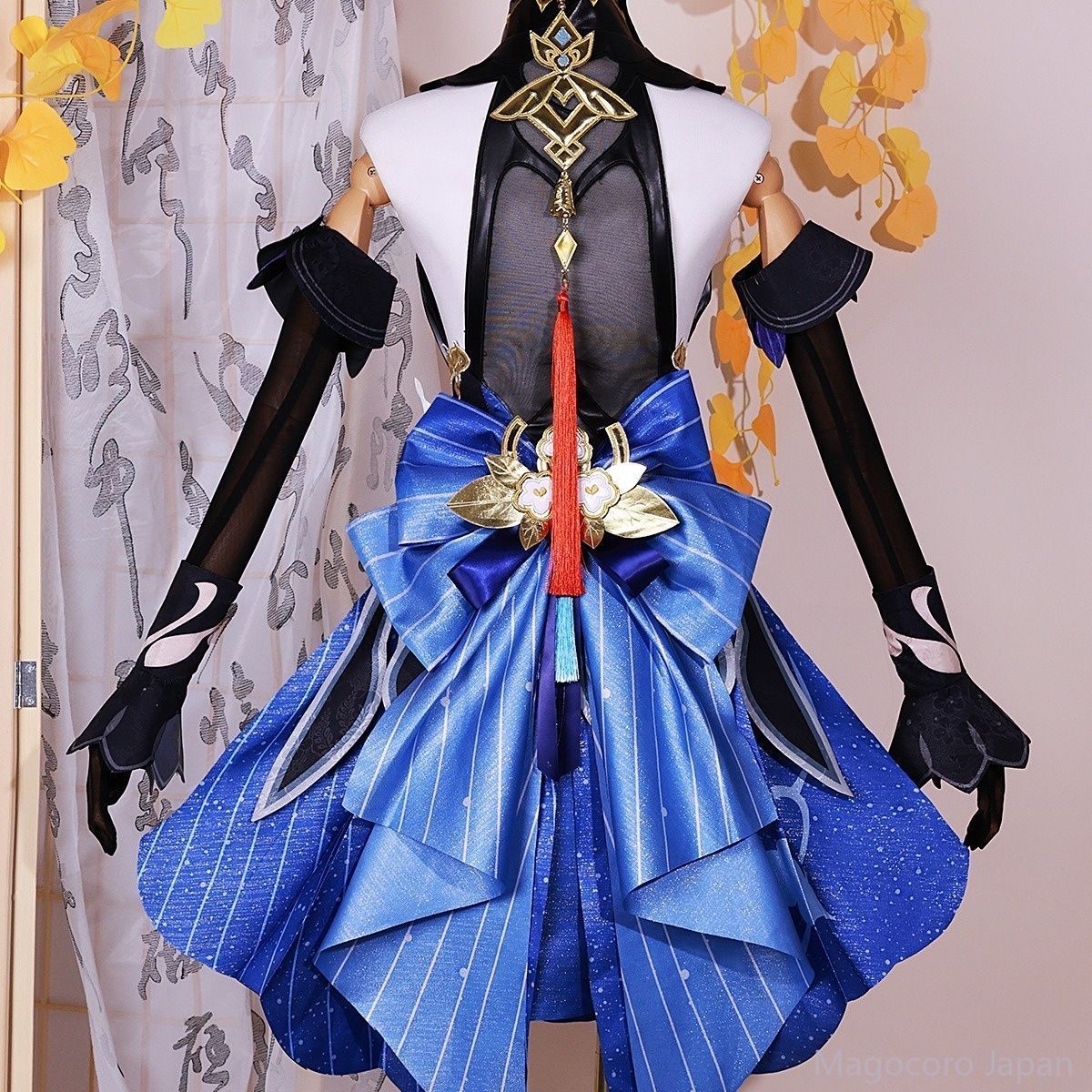 COSPLAY衣装原神新春スキン玄玉瑶芳甘雨女性用海灯節コスチューム